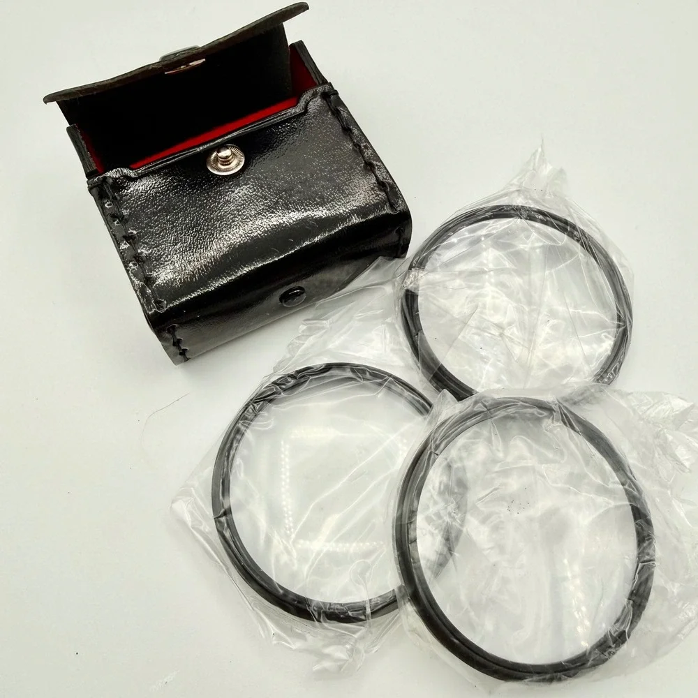 Vivitar 55mm Close-Up Lens Filter Set No 1 2 4 Coated with Case Japan Macro